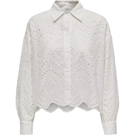 regular fit overhemdblouse van puur katoen model 'VALAIS'