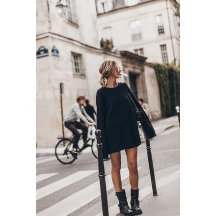Mikuta The Black Oversized Knitted Sweater Black Taglia: S | Maglie a manica lunga Outlet | Donna | Nero