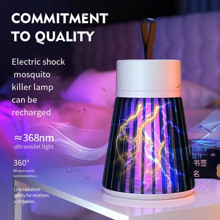 Muggen Zapper Lamp - Muggenlamp - Muggenvanger - Anti Muggen en vliegend ongedierte vanger.