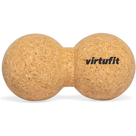 VirtuFit Premium Kurk Peanut Ball - Dual Massagebal - 100% Ecologisch