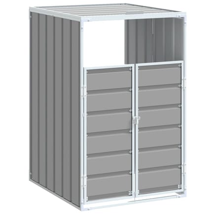 vidaXL - Containerberging - voor - 1 - container - 72x81x115 - cm - staal - grijs
