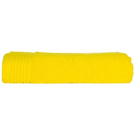 The One Towelling Klassieke badhanddoek (Geel)