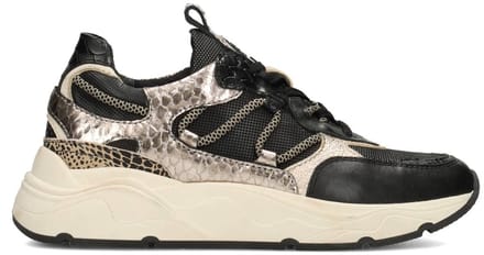 PS Poelman CIROP Dames Sneakers - Zwart - Maat 42