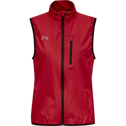 Newline Core Gilet Dames - sportjas - rood - maat S