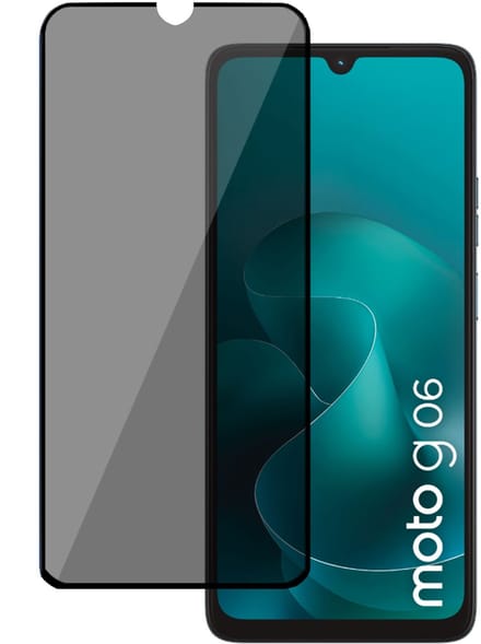 TechNow Privé Screenprotector geschikt voor Motorola Moto G06 Screenprotector - Privacy Beschermglas - Rounded - Privacy Proteqt+