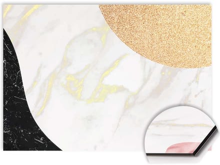 KitchenArt - Marble Chic Spatscherm - 70x30 cm - Spatscherm Achterwand Keuken - Spatwand Keuken