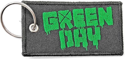 Green Day - Logo Sleutelhanger - Zwart