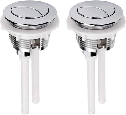 2x Universele Ronde Dubbele Flush Toiletknop Drukker voor Waterbesparing