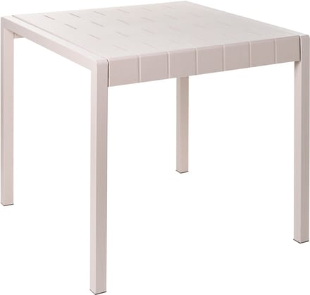 BARTICA - Tuintafel - Beige - 81 x 84 cm - Synthetisch materiaal