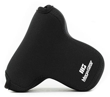 Ultralight Neopreen Camera Case voor DMC-GX80 - Zwart