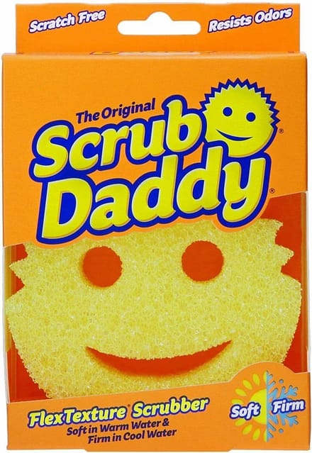 The orginal Scrub daddy | Schoonmaak spons | Geel | Kras vrij