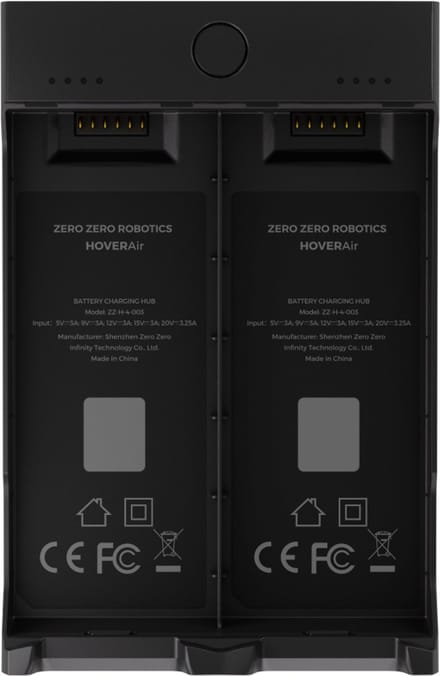 HOVERAir X1 PRO/PRO MAX Charging Hub - Oplaadstation - Voor Smart Batteries - Compact - Zwart