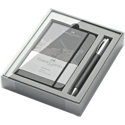 FABER-CASTELL pennenset Ambition edelhars, zwart