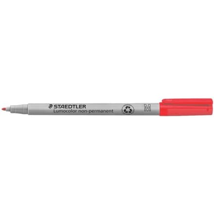 Viltstift Staedtler Lumocolor 315 non permanent M rood