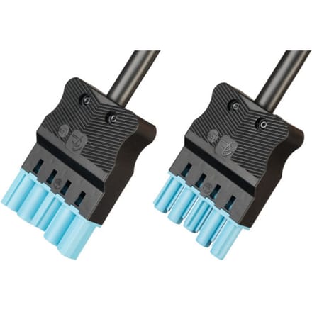 DALI 5-Pin Aansluitkabel 1.5mm² 3M Blauw - 9D47PM30