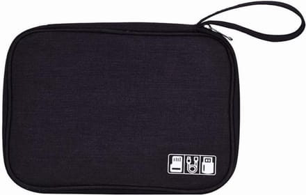 New Age Devi - "Reiscomfort | Elektronica Accessoires Organizer Tas | Zwart"