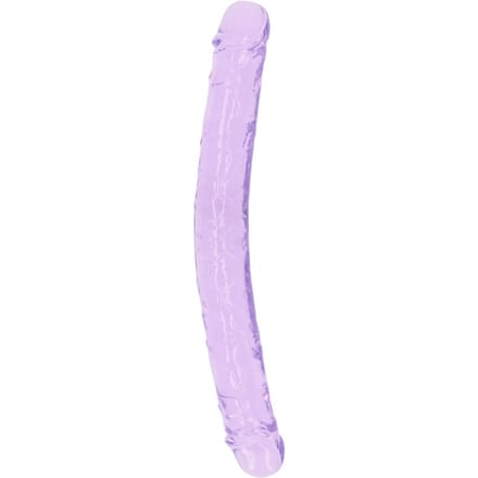 Shots - RealRock REA159PUR1 - Realistic Double Dong - 13'' / 34 cm - Purple