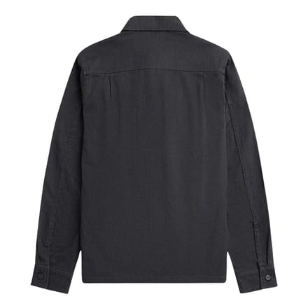 Fred Perry Heren Anker visgraat overhemd (Grijs)