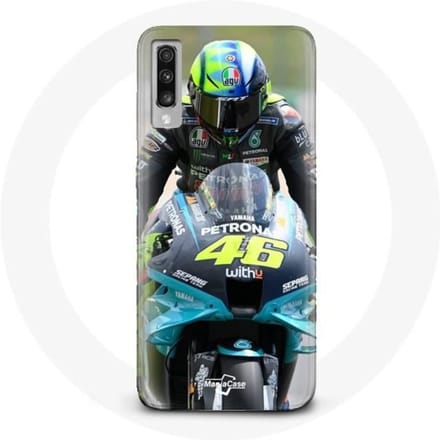 Coque pour Samsung Galaxy A50 Valentino Rossi Pilote de course moto 46