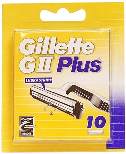 1 x Gillette - GII Plus - Wegwerpscheermesjes - Comfortabele scheerbeurt - 10 Scheermesjes - Scheermesjes - Scheermes - Gillette Gii Plus - Wegwerpscheermesjes - Comfortabele Scheerbeurt