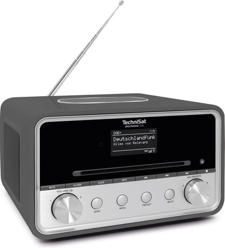 TechniSat DIGITRADIO 586 internetradio met DAB+ - Antraciet/Zilver