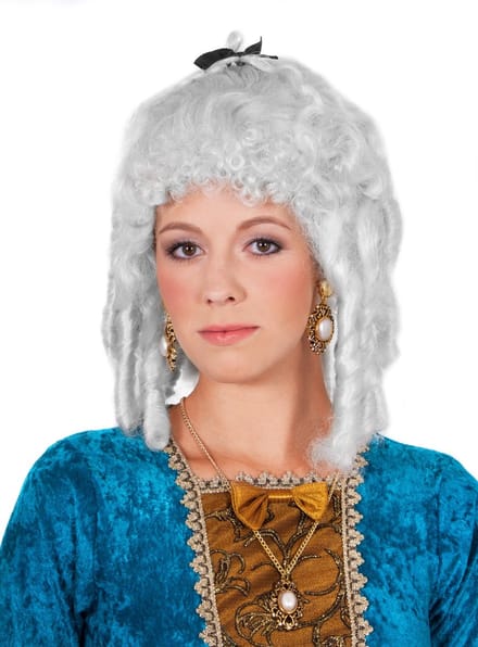 Barok Pruik Met Krullen - Carnaval Kostuum Pruik