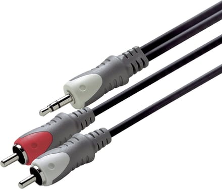 Scanpart mini Jack naar tulp kabel 1.5 meter - Jack 3.5 mm naar tulp - Audio kabel tulp naar Mini jack - Universeel