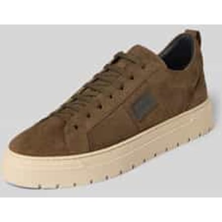 sneakers van echt leer model 'Moose'