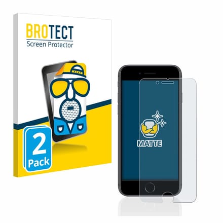 BROTECT - Screenprotector voor Apple iPhone 8 - Folie Beschermfolie matte 2 Stuks