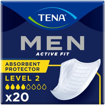TENA Men Active Fit Level 2 - 3 x 20 stuks - Voordeelverpakking