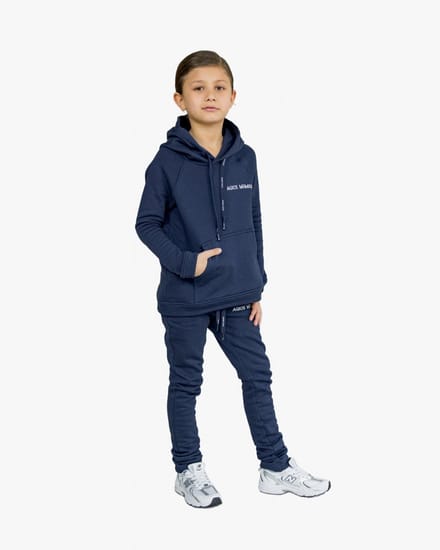 Basic Hoodie Unisex - 100% katoen 340 GSM - Regular Fit - Maat 122-128 -
