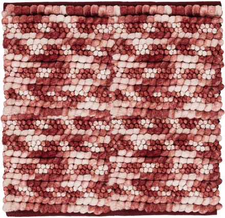 Heckettlane Badmat Rood - 60x60 - Brenda - Antislip