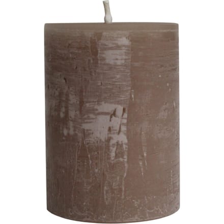 PTMD - Kaars Rustic Outdoor - Beige - 15x15x20cm