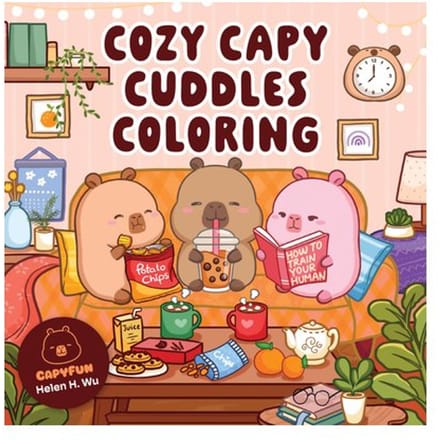 Cozy Capy Cuddles Coloring - Cozy Capy Coloring - Helen H. Wu