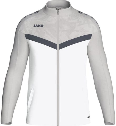 Jako Iconic Polyestervest Heren - Wit / Zachtgrijs | Maat: 4XL
