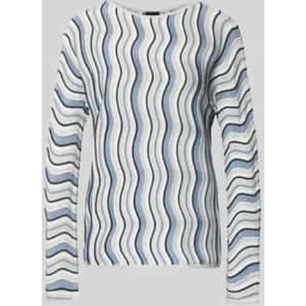 Loose fit gebreide pullover van katoenmix