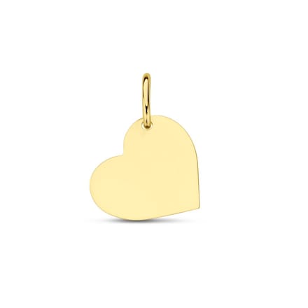 14K geelgoud graveerhanger hart 4029838