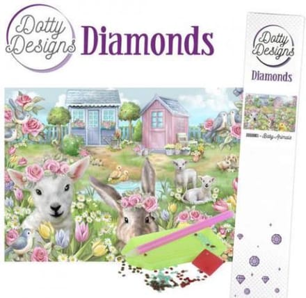 Dotty Designs Diamonds Baby Animals
