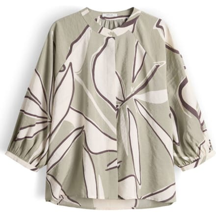 Blouse met ronde hals model 'Faloom'