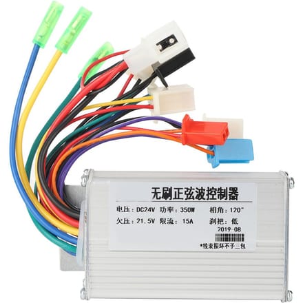 24V 350W Elektrische Fiets E-Bike Scooter Borstelloze DC Motor Controller Vervangingsaccessoire black