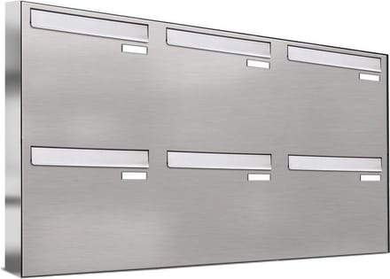 Brievenbus groot inbouw 6 adressen type 2