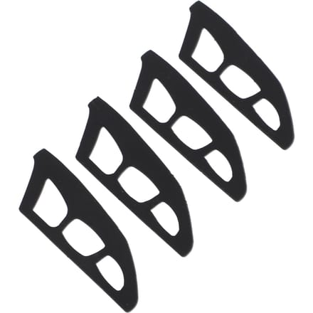 4 Stuks Oogschaduw Shaper Siliconen Draagbare Oogschaduw Stencil Gids Oog Make-up Hulpstuk voor Thuis Schoonheid gray