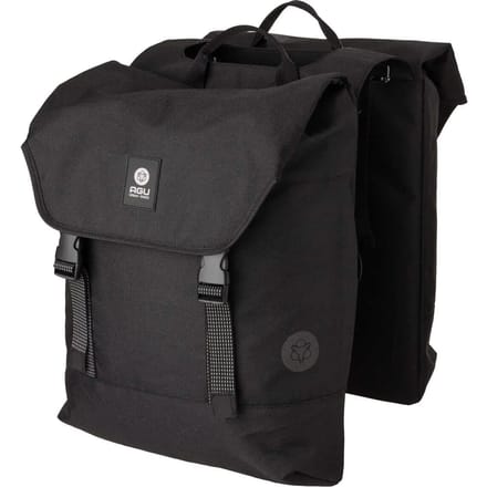 AGU Essentials DWR Dubbele Fietstas Urban Klickfix Zwart - 36 L