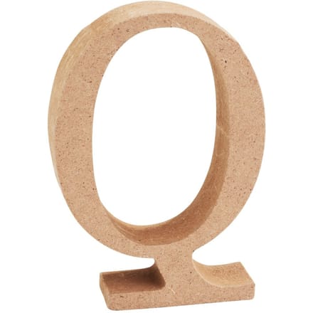 VBS MDF-brieven - Letter "Q"