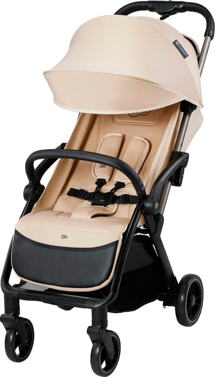 Kinderkraft APINO - Buggy - Automatisch inklapbaar - Tot 22 kg - Verstelbare rugleuning - Beige