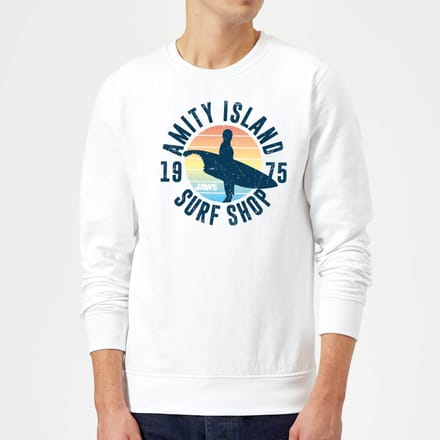 Jaws Amity Surf Shop Trui - Wit - M