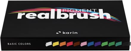 Karin Realbrush Pigment Set Basic Colors Collection 12 kleuren