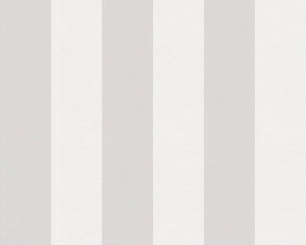 STREPEN BEHANG | Landelijk - grijs wit - A.S. Création Maison Charme