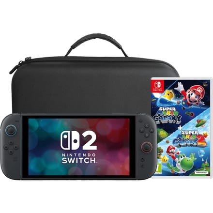 Nintendo Switch 2 + Super Mario Galaxy 1+2 + BlueBuilt Travelcase