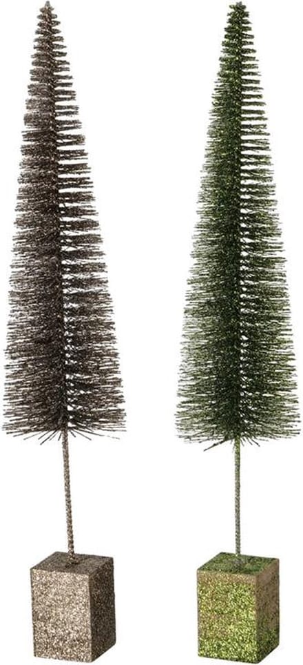 Boltze Home Kerstboom glitter H50cm (1 stuk) assorti
